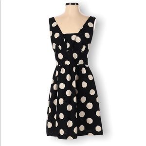 LOFT Vintage Black & White Polka Dot Dress